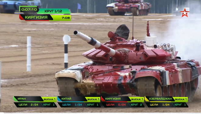 ban ket tank biathlon 2018 xe tang tq gap su co lan dung ra chet giua duong dua