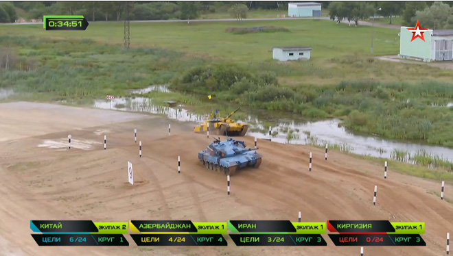 ban ket tank biathlon 2018 xe tang tq gap su co lan dung ra chet giua duong dua