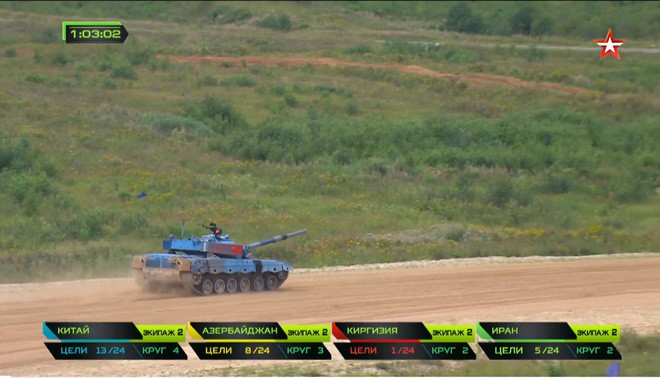 xe tang type 96b so 607 trung quoc phan chu tai tank biathlon 2018 suyt gay tham hoa
