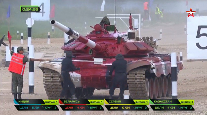 ban ket tank biathlon 2018 ky la va hy huu xe tang t 72b3 hong lien tiep