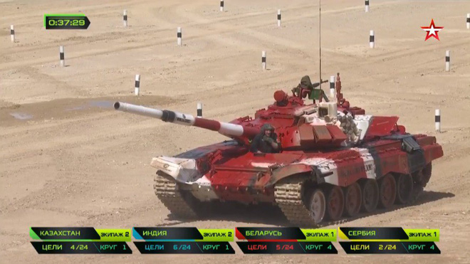 ban ket tank biathlon 2018 ky la va hy huu xe tang t 72b3 hong lien tiep