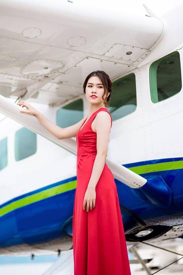 anh goi cam it thay cua vo dien vien minh tiep khi du thi hoa hau viet nam