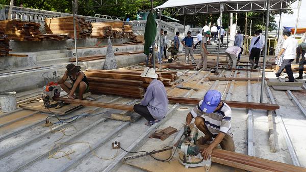 chu tich ubnd tinh vi hanh kiem tra cac du an cham tien do