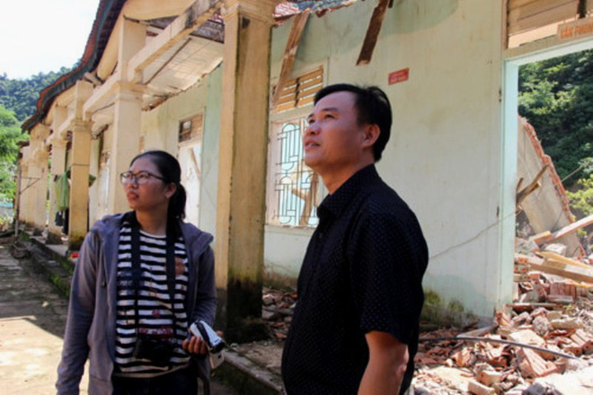 day nha cua truong tieu hoc mien nui nghe an tan hoang sau bao so 3 khong the khac phuc du da can ke nam hoc moi