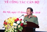 trao quyet dinh bo nhiem 14 lanh dao cuc truyen thong cand