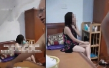 clip nguoi dan ong lon tuoi hen ho cung bo tre bi vo va con gai bat qua tang