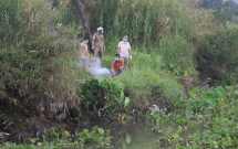 can thu vut can cau bo chay khi thay thi the nam gioi noi tren con rach khong ten o sai gon