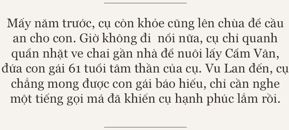 vu lan ve nhac nho o sai gon co me gia luom ve chai nuoi con tam than nguoi song co doc chi uoc mot bua no roi chet