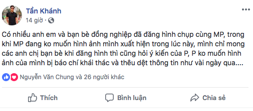 y kien trai chieu viec nghe si chia se hinh anh mai phuong tren giuong benh