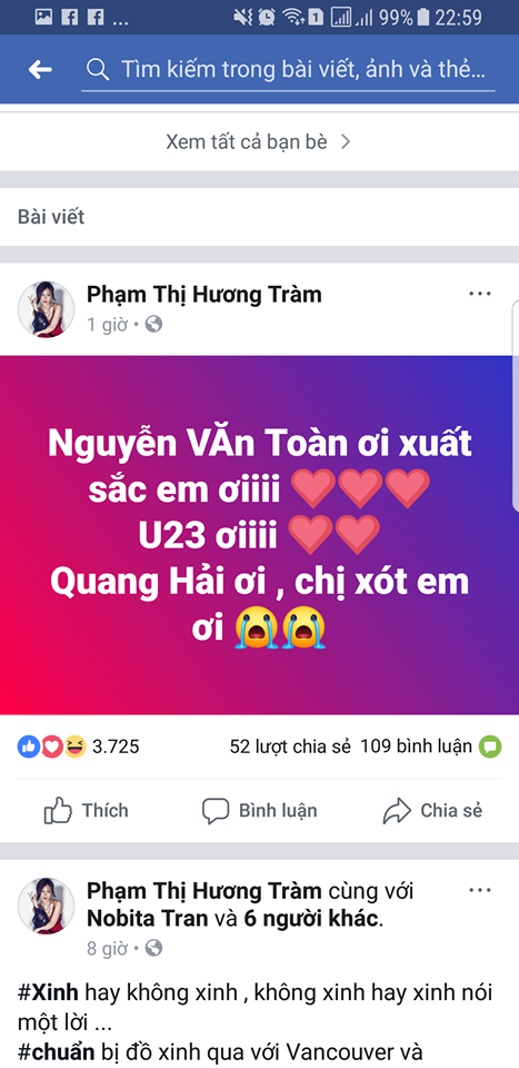 hoai linh hari won va cac sao viet phat cuong vi hlv park hang seo