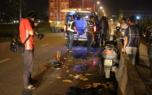 dan truy duoi chan xe dau keo can thuong vong 2 thanh nien o sai gon