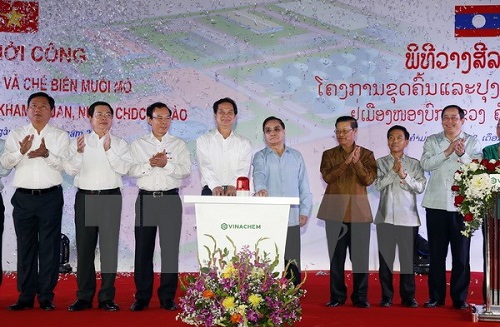 thu tuong phat lenh khoi cong du an khai thac muoi mo kali tai lao