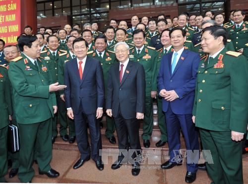 tong bi thu phat bieu chi dao dai hoi dang bo quan doi