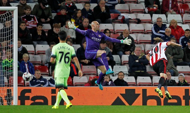 man city doi bom 4 1 vao luoi sunderland