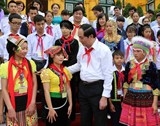 chu tich nuoc viet thu chuc tet trung thu gui thieu nhi ca nuoc