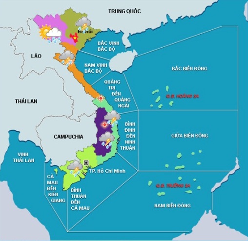 nguy co lu quet tren cac song suoi nho tu ha tinh den thua thien hue