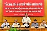 to cong tac cua thu tuong nhac nho ha noi nhieu van de