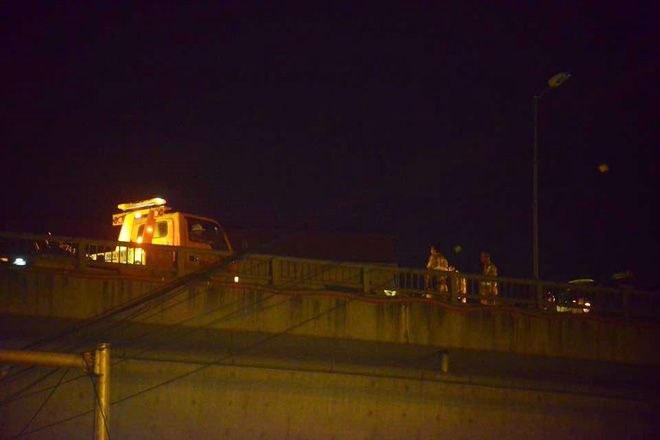 ha noi vanh dai 3 un tac nhieu tieng dong ho nguoi dan va vat ngoai cao toc bat xe ve que trong dem