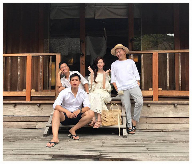 hau truong chup anh cuoi it ai biet cua hoa hau thu thao va ban trai doanh nhan