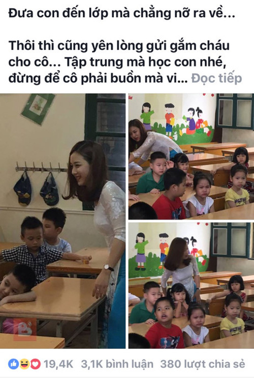 co giao tieu hoc dep nhat mang xa hoi lai khuay dao facebook hom nay voi nhung buc anh xinh lung linh
