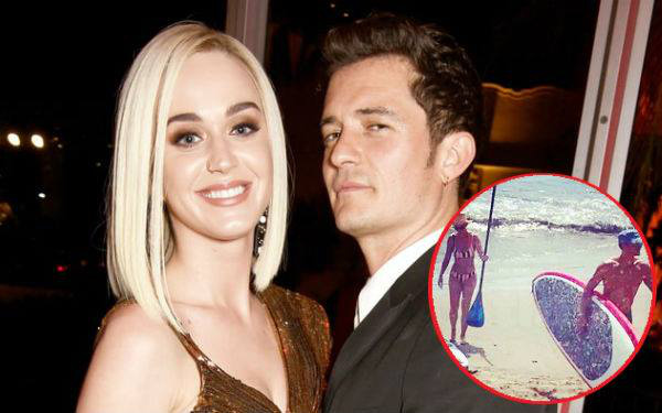 Katy Perry và Orlando Bloom hẹn hò trên biển sau tin tái hợp