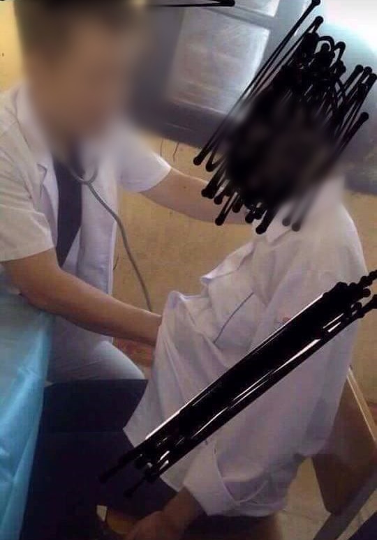 hai phong xon xao viec bac si nam dua may do nhip tim vao trong ao nu sinh de kham suc khoe