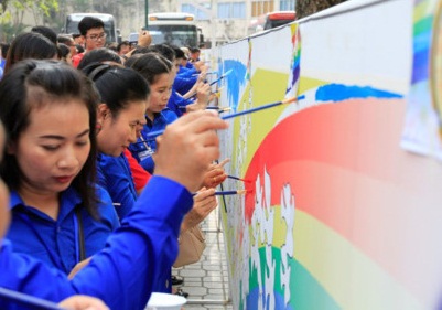 500 thanh nien tieu bieu viet nam lao ket noi tinh huu nghi hai nuoc