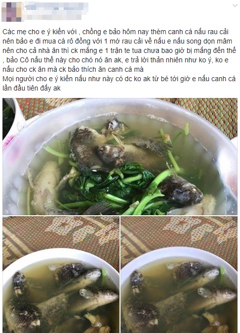 nau bun tom nguyen con thay vi mi tom nhu yeu cau co vo van ngo ngac khong hieu sao chong doi