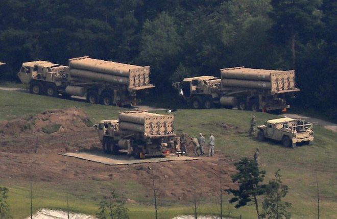 dan han quoc khoa co vao xe tai lap tuong nguoi quyet can duong la chan ten lua thaad