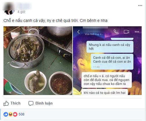 bi ban trai che vi nau nuong khong giong ai co nang mach de chi em benh nao ngo ket qua that don dau