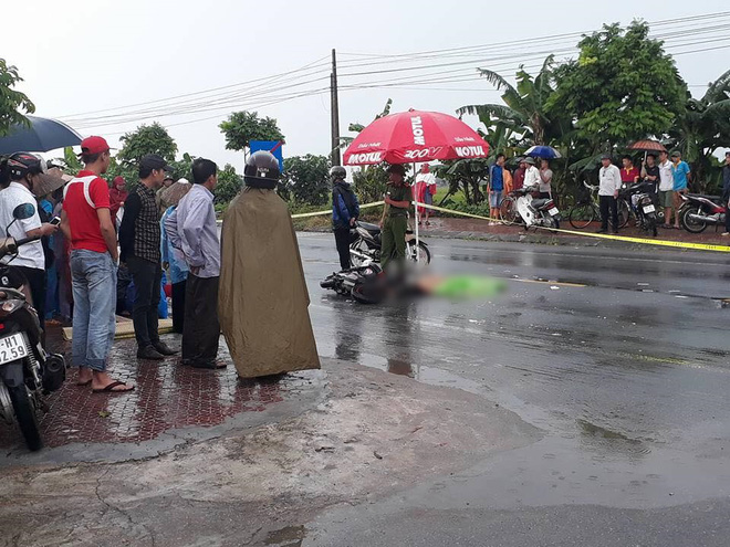 tai xe container lai xe bo chay sau khi can tu vong nu sinh 15 tuoi