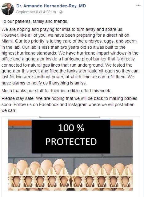 trong con bao irma vi bac si nay nhat dinh khong chiu di tan de bao ve hy vong cua nhung benh nhan hiem muon