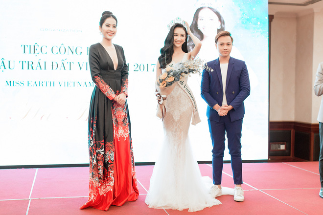 nam em xinh dep long lay trao vuong mien cho ha thu thi miss earth 2017