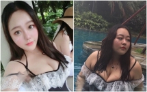 biet anh la ao roi nhung nhan sac that cua cac hot girl mang xa hoi trung quoc van khien cho nhieu nguoi phai nga ngua