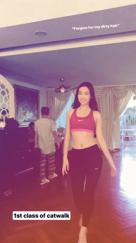 bat ngo voi nhan sac cua do my linh truoc khi thi hoa hau the gioi