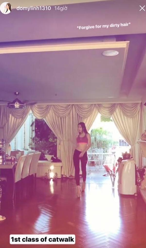 bat ngo voi nhan sac cua do my linh truoc khi thi hoa hau the gioi