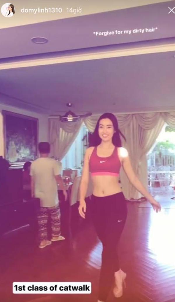 bat ngo voi nhan sac cua do my linh truoc khi thi hoa hau the gioi