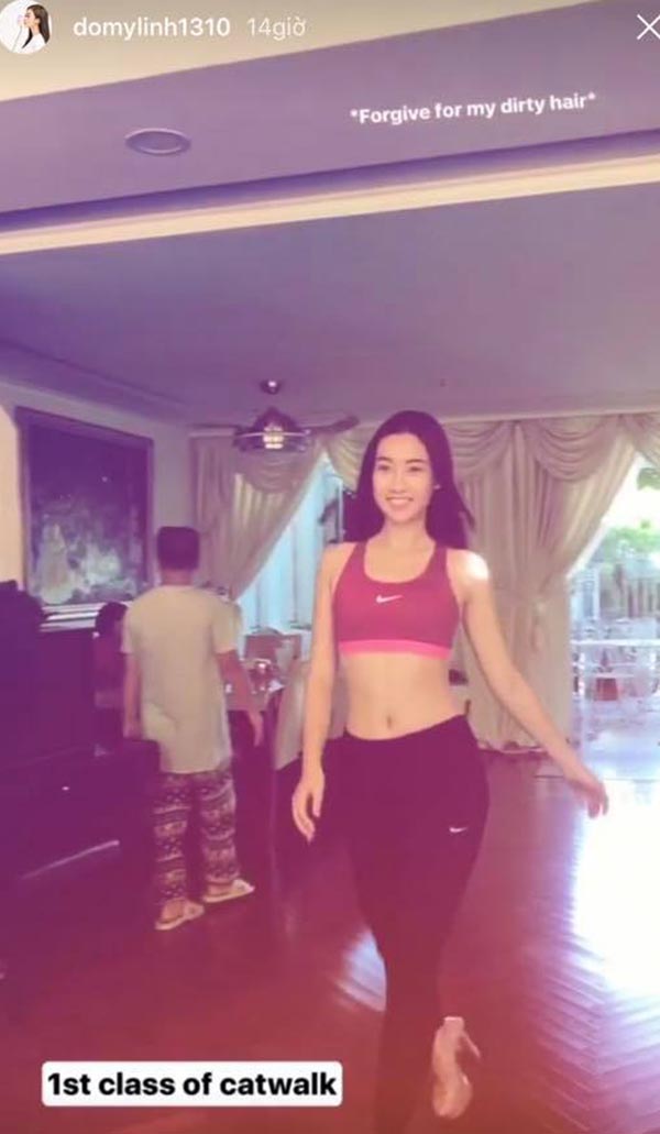 bat ngo voi nhan sac cua do my linh truoc khi thi hoa hau the gioi