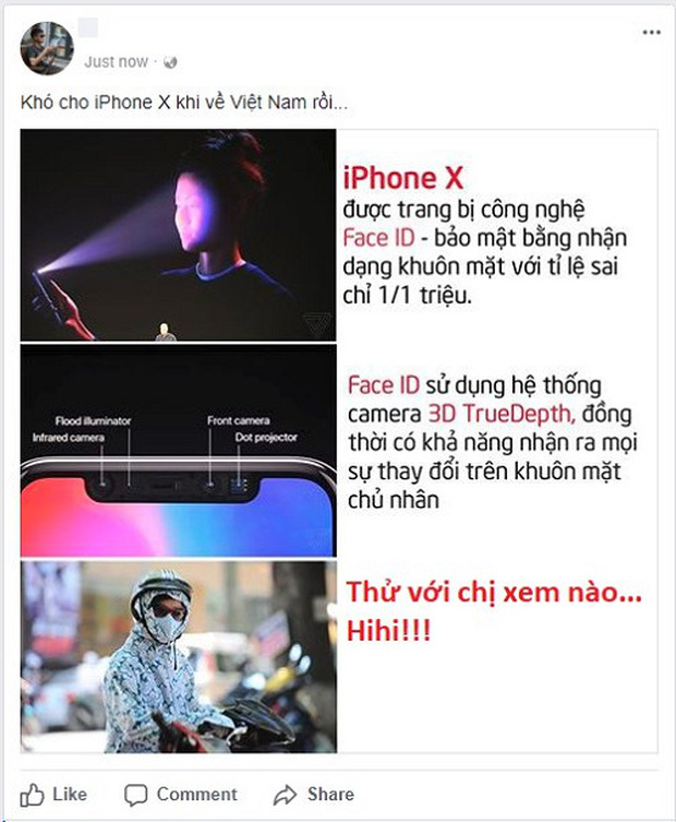 iphone x trieu nguoi mong trinh lang va bi hai chuyen face id