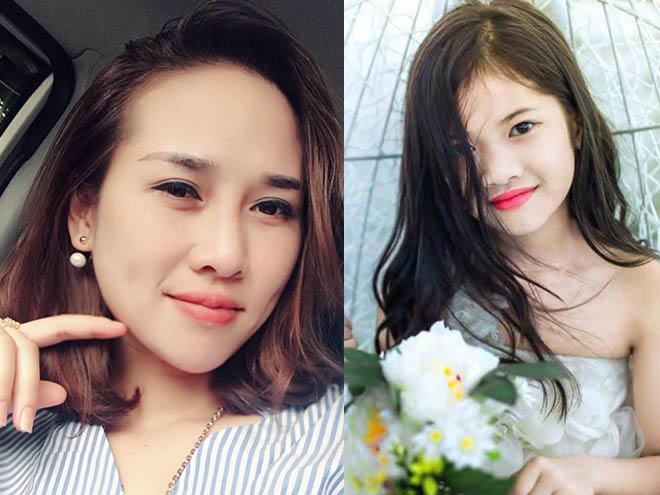 nhan sac ba me 3 con xinh lung linh gai doi muoi cung phai chay dai