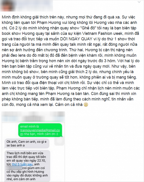 truoc scandal chen ep tai miss universe 2017 pham huong cung tung bi to chanh choe va chang ua gi mai ngo
