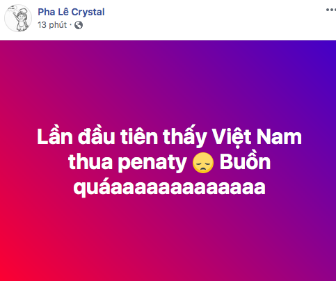 u23 viet nam thua cuoc va phan ung cua loat sao viet