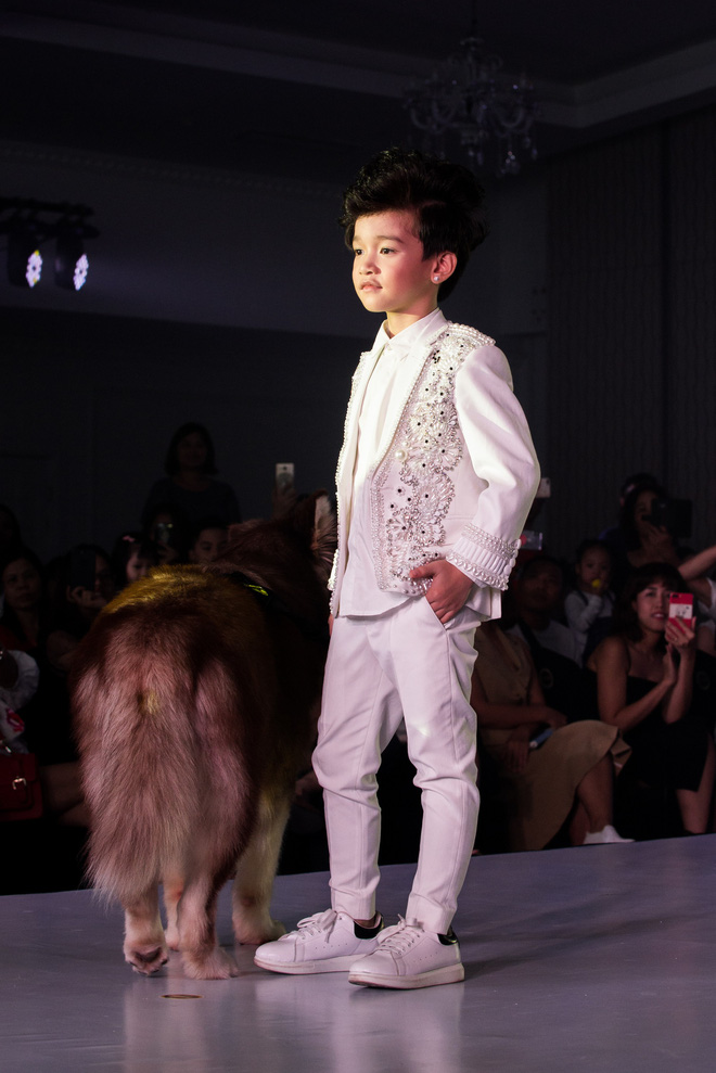 nam vuong thieu nhi gay an tuong khi catwalk cung thu cung