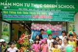vinh phuc mam non tu thuc green school hoat dong trai phep