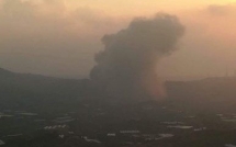 nong syria bi tan cong ten lua don dap tieng no am am rung chuyen o vi tri chien luoc