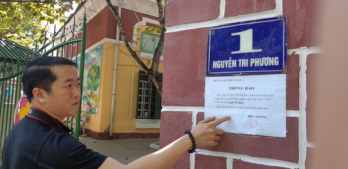 thua thien hue hang loat truong hoc nghi hoc sau khi khai giang nam hoc moi