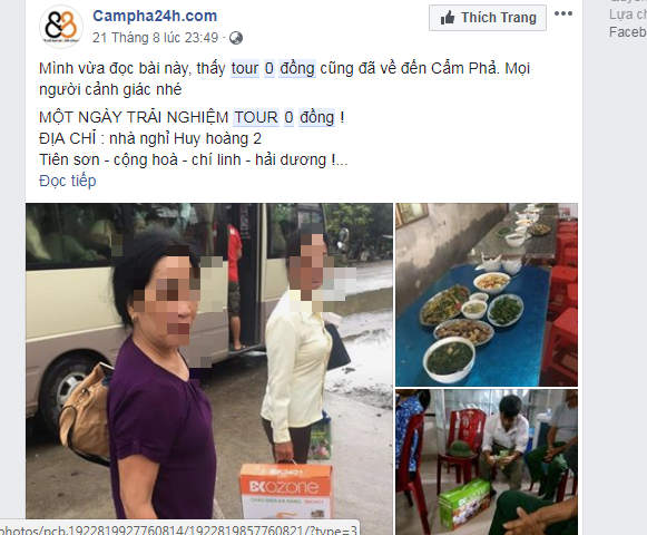 hang loat nguoi dan phan nan viec bi du mua hang gia cao khi tham gia cac tour du lich 0 dong