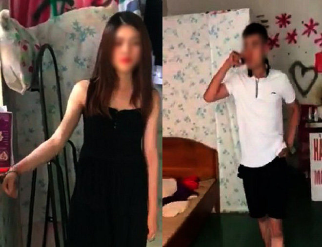 xon xao clip co gai bi nguoi yeu la thieu uy cong an cong tay vao cua so vi doi don do bo di