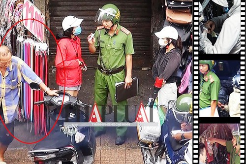 dieu tra lam ro clip cstt cd cong an tphcm nghi lam luat o cho ba chieu