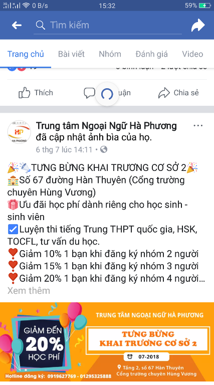 phu tho trung tam ngoai ngu ha phuong hoat dong khong dung giay phep tai tp viet tri